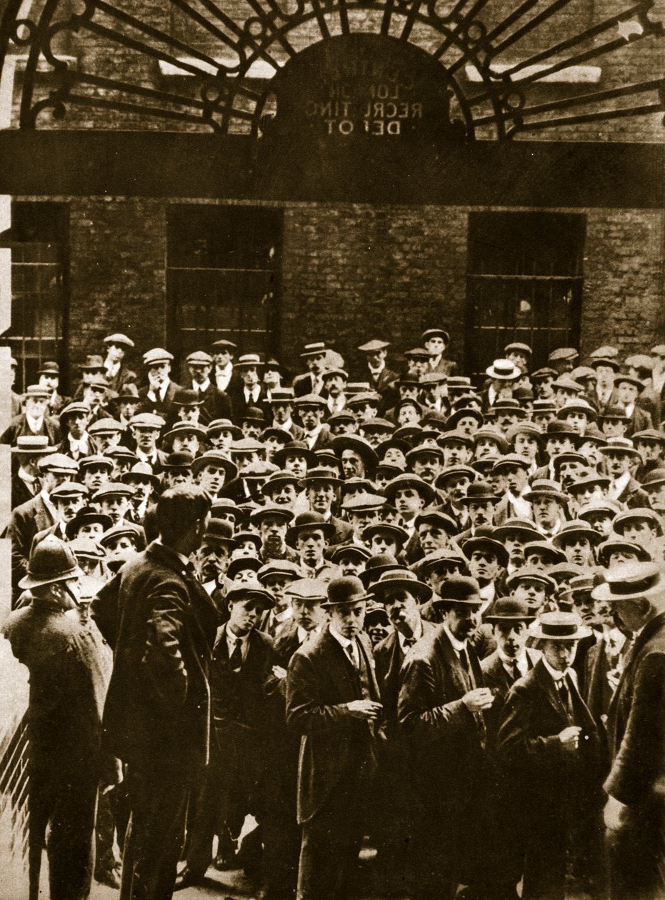 Jeśli miałbym umrzeć, pomyśl tylko o mnie..., ok. 1914-18 (zdjęcie w sepii) autorstwa English Photographer