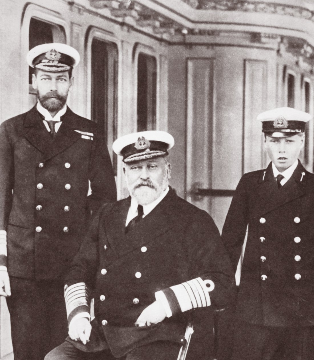 Król Edward VII, admirał floty autorstwa English Photographer