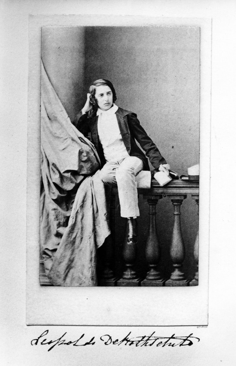 Leopold de Rothschild, ok. 1860 r. autorstwa English Photographer
