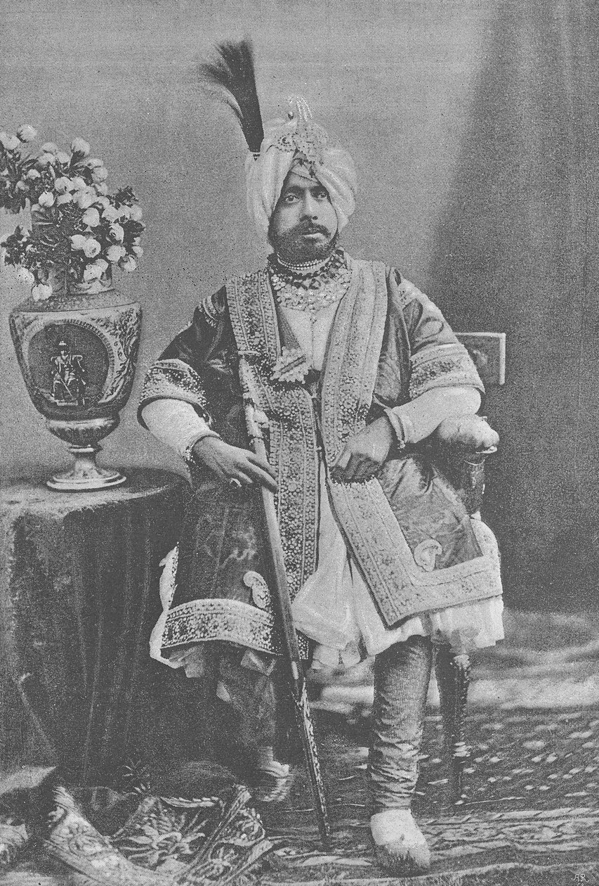 Maharadża Pratap Singhji z Dżammu i Kaszmiru autorstwa English Photographer