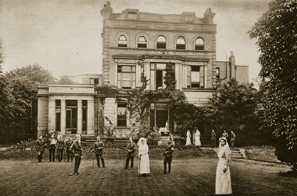 Pembroke Lodge, Kensington, Londyn, 1914-19 autorstwa English Photographer
