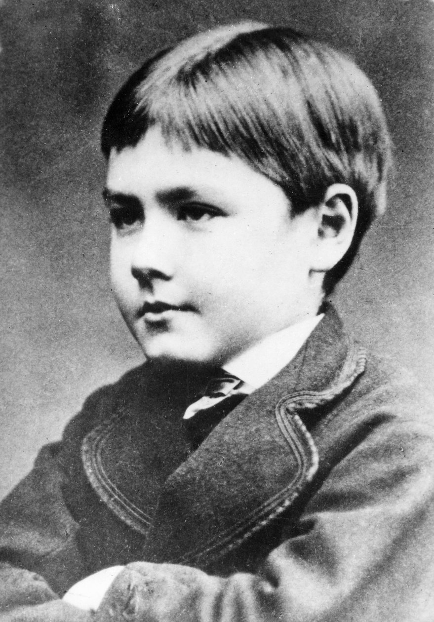 Rudyard Kipling, ok.1870 autorstwa English Photographer