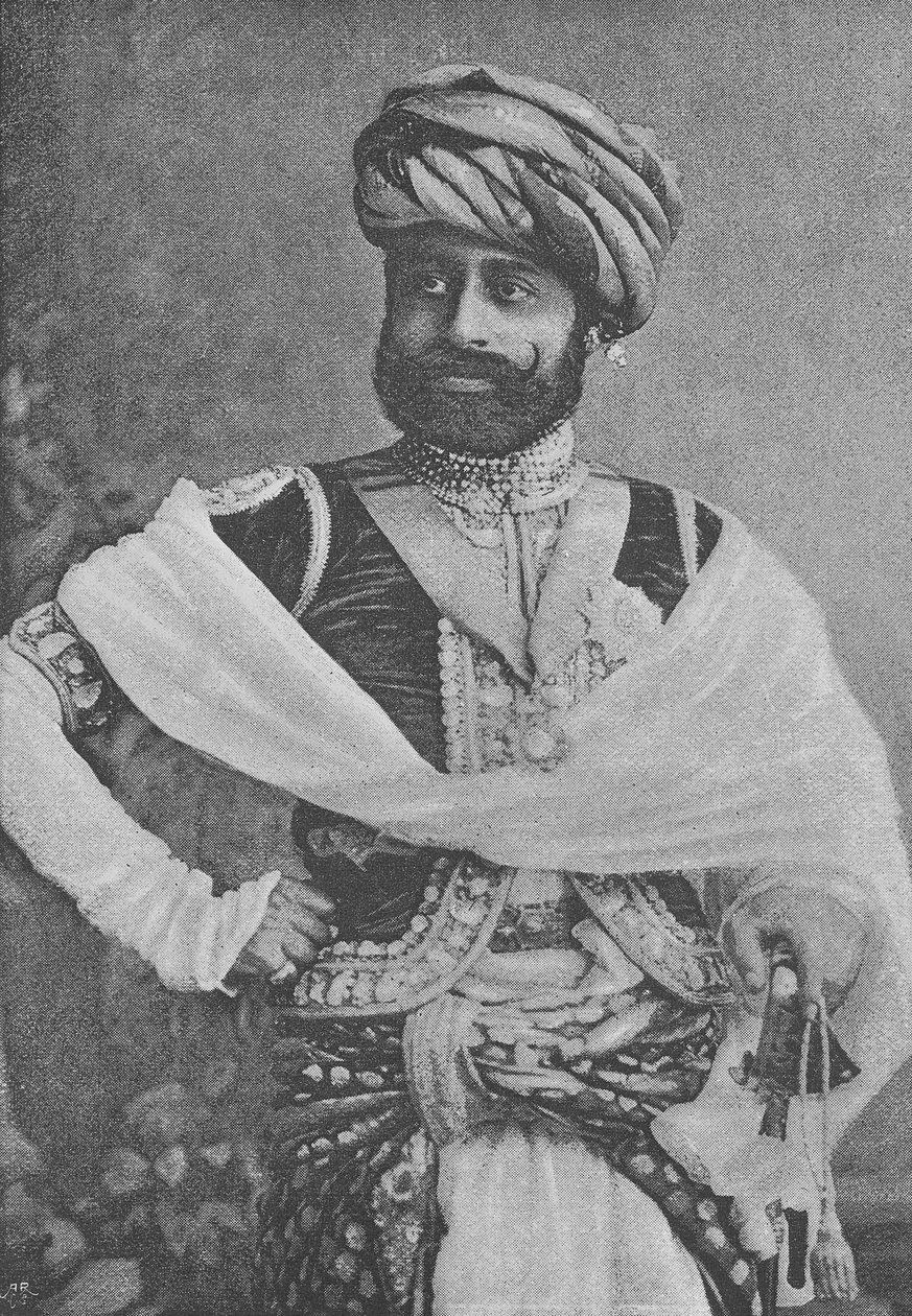 Thakore Saheb Waghaji To jest Rawaji autorstwa English Photographer