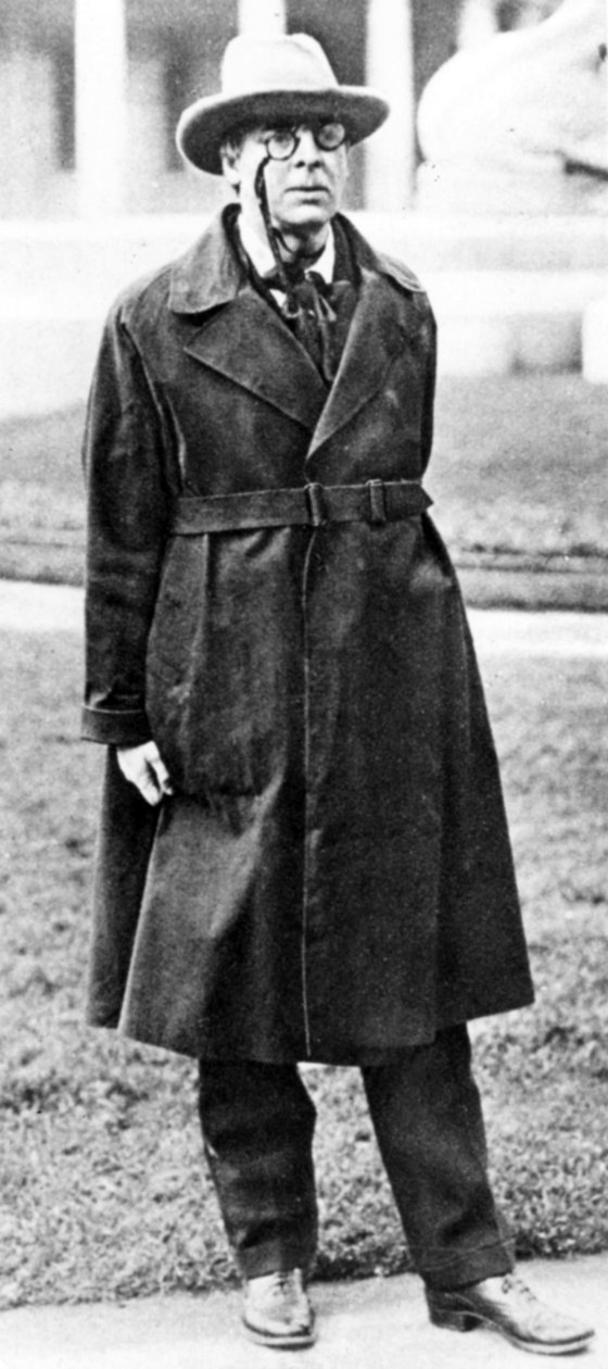 W.B. Yeats, 1923 autorstwa English Photographer