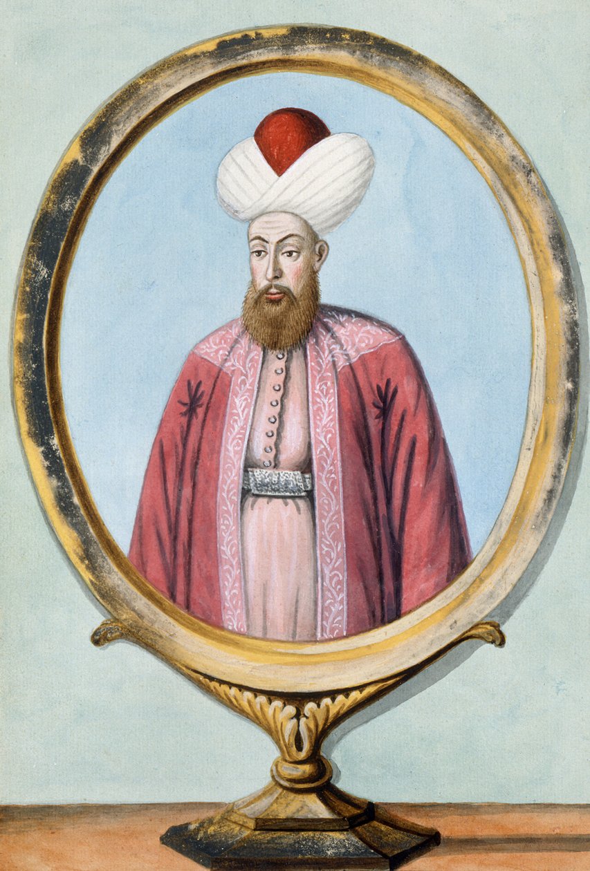 Amurath (Murad) I (1319-89), Sułtan 1359-89, z serii Portretów cesarzy Turcji, 1808 (wc) autorstwa English School