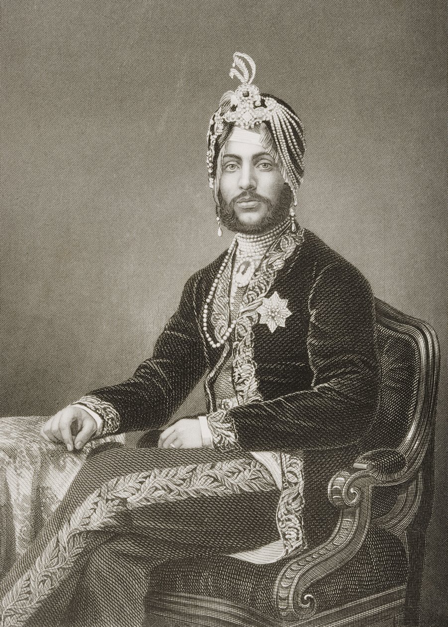 Duleep Singh (1838-93) autorstwa English School