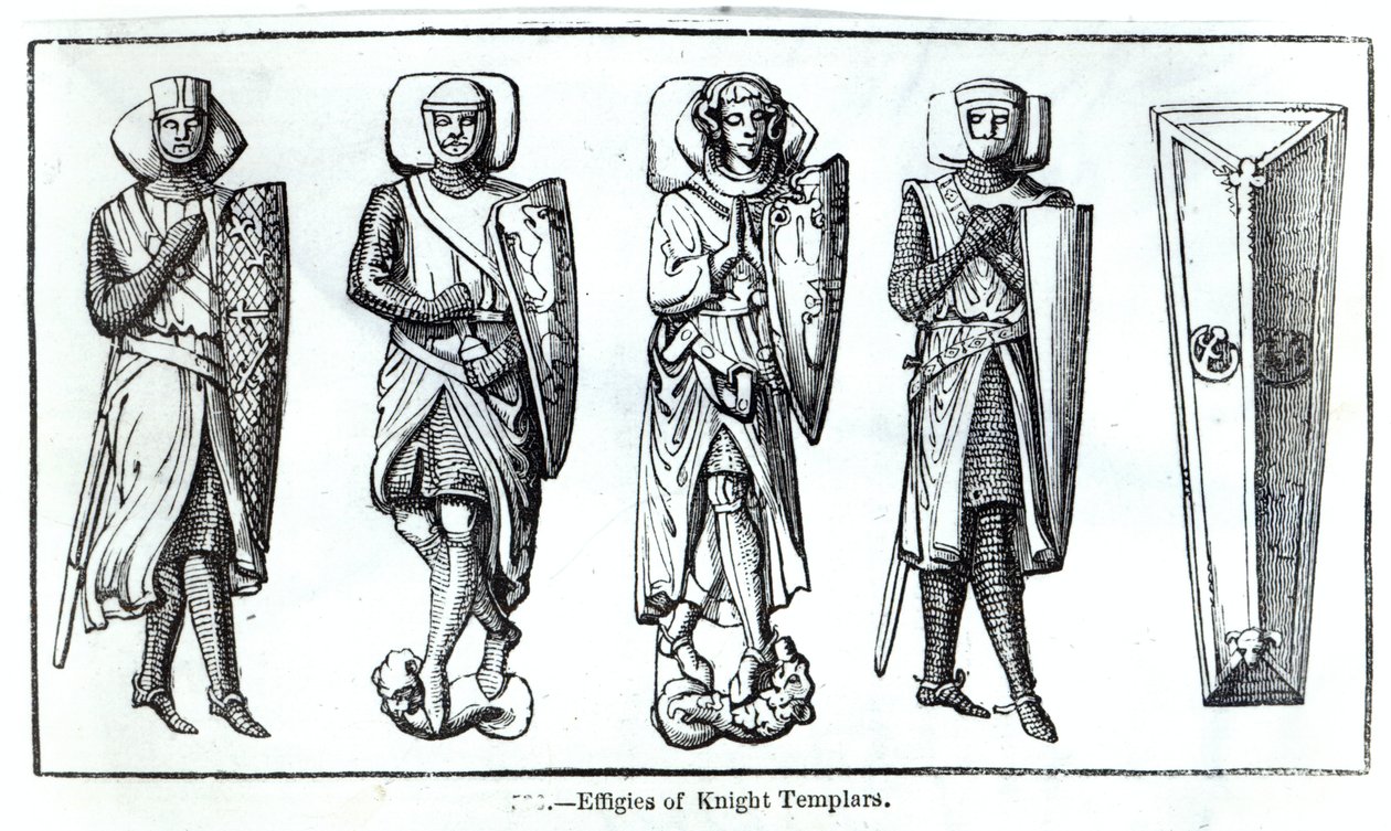 Wizerunki templariuszy autorstwa English School