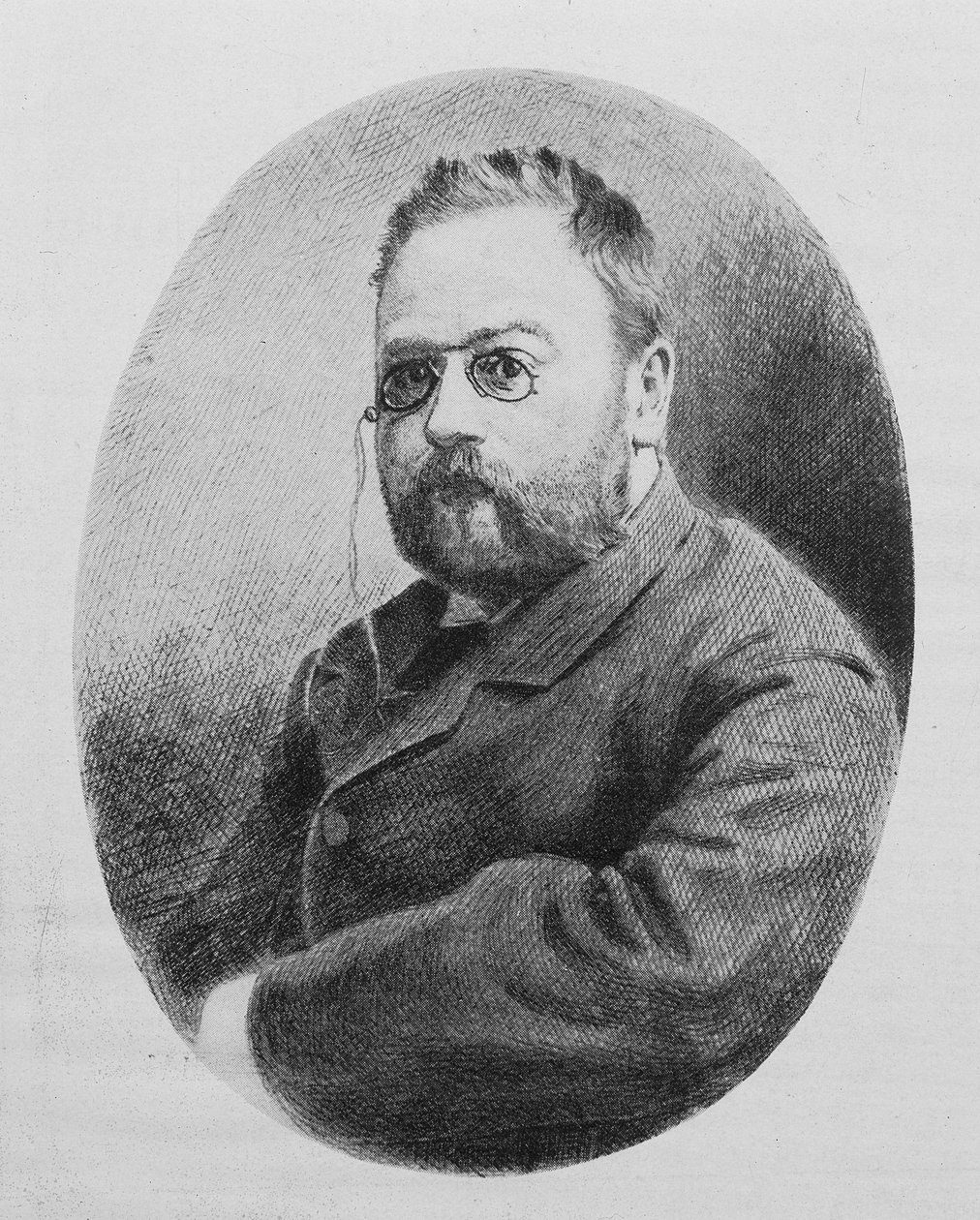 Emil Zola (1840-1902) autorstwa English School