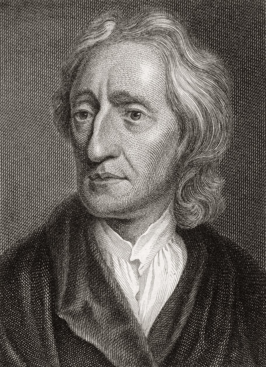 John Locke (1632-1704) autorstwa English School