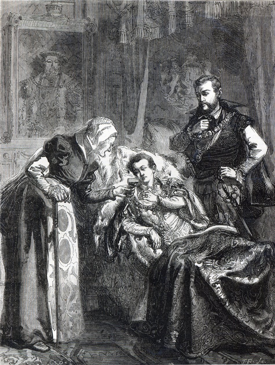Ostatni lekarz króla Edwarda VI autorstwa English School