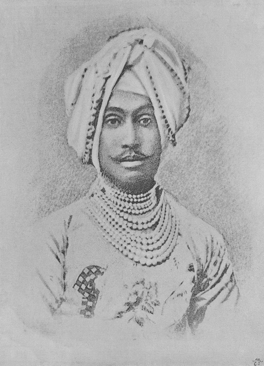 Maharadża Rajinder Singh autorstwa English School