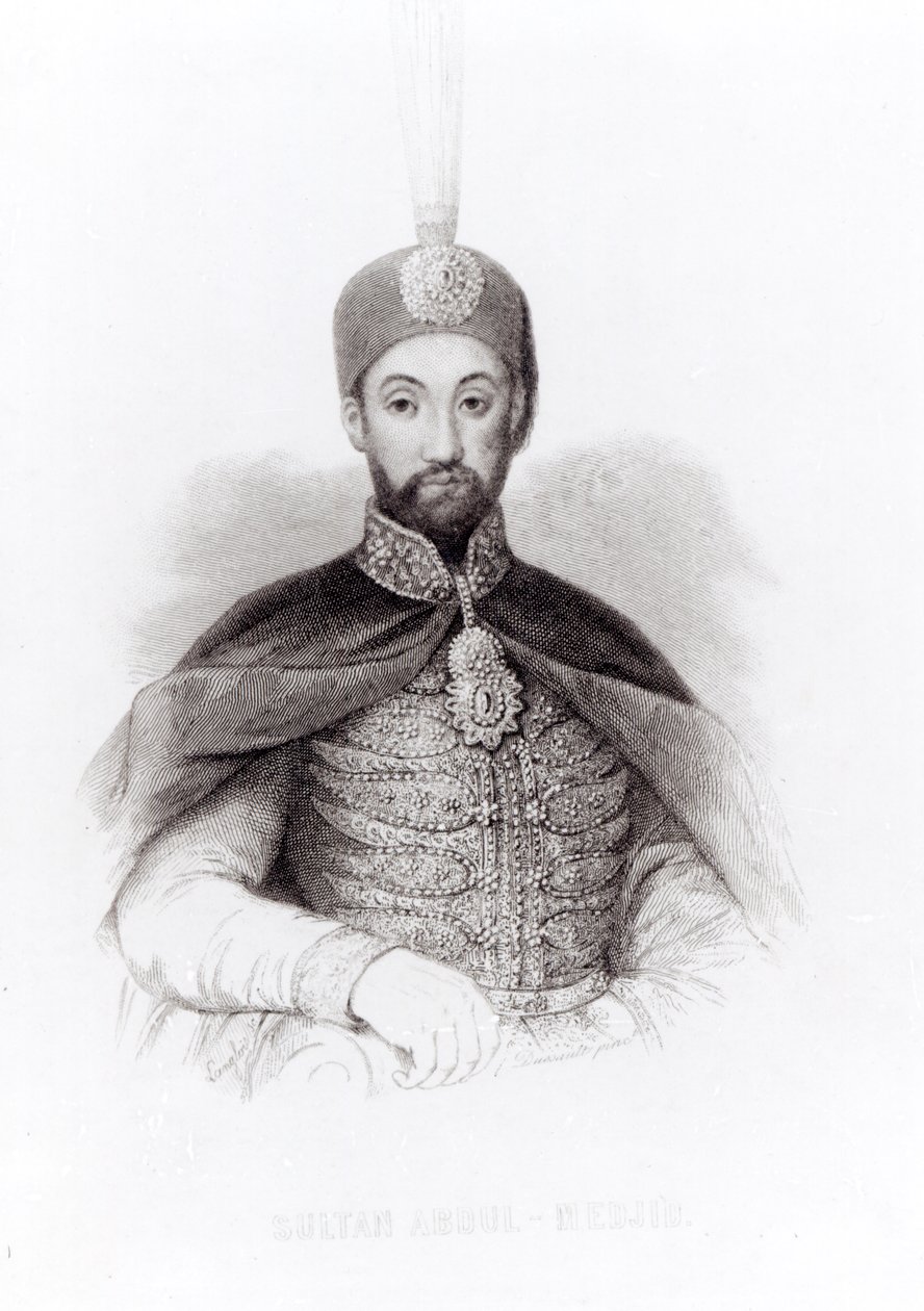 Portret Abdulmecita autorstwa English School