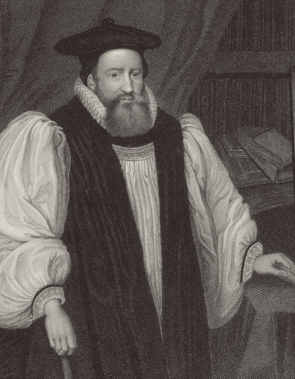 Portret George Abbot (1562-1633) arcybiskup Canterbury, z „Lodge