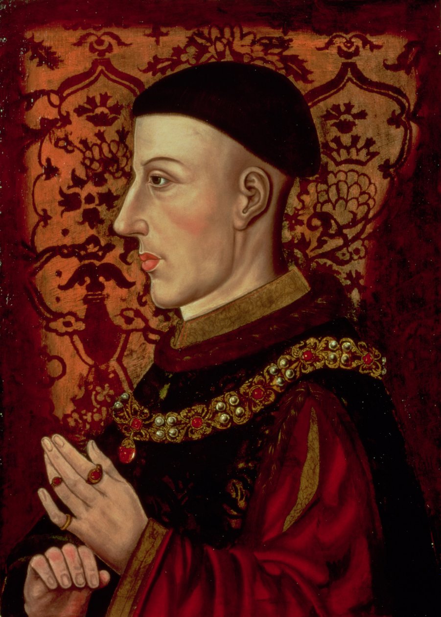 Portret Henryka V (1387-1422) (patrz 106922) autorstwa English School