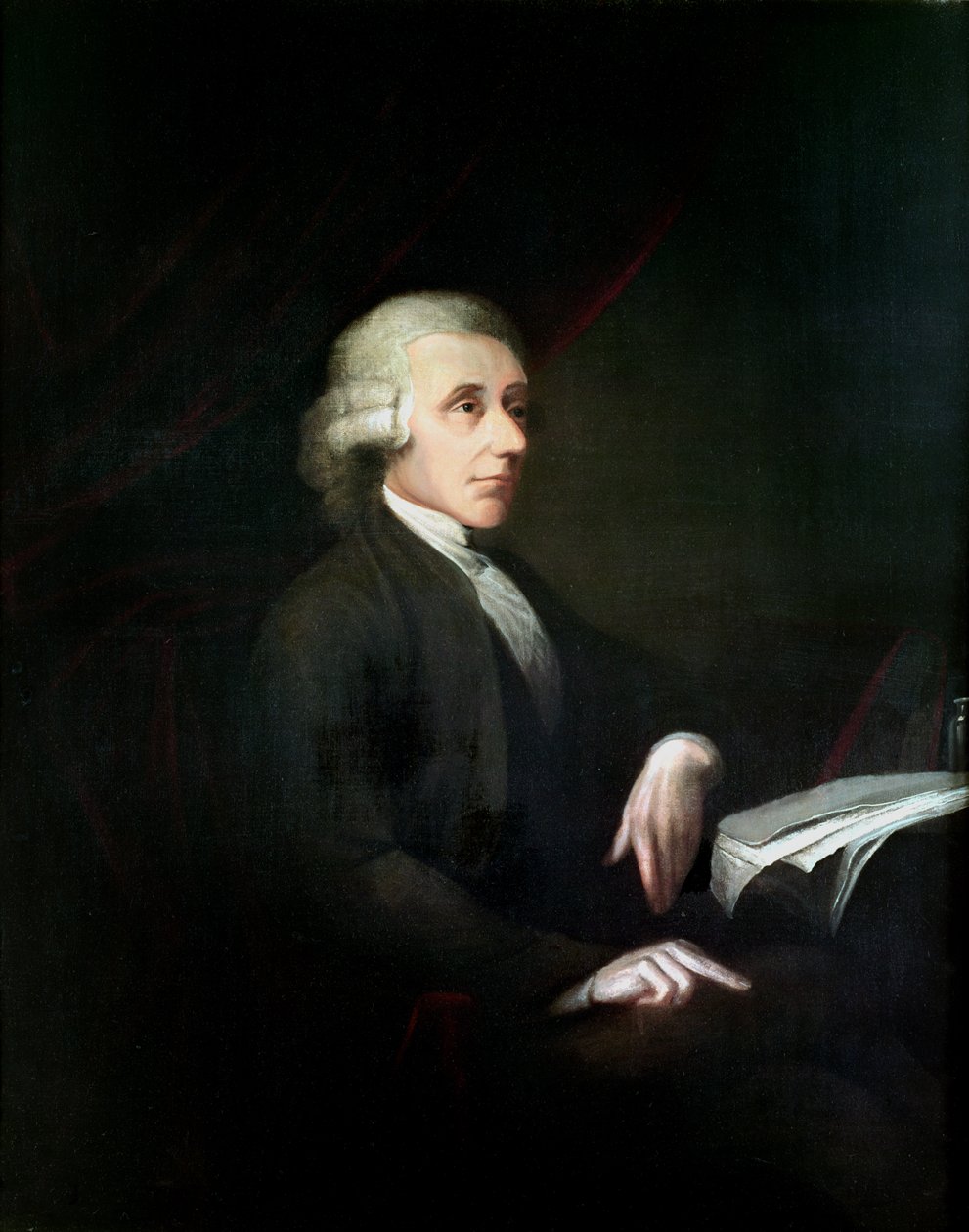 Portret Josepha Priestleya (1733-1804) autorstwa English School