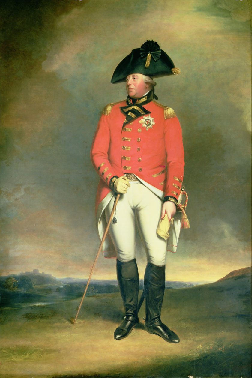 Portret króla Jerzego III (1738-1820) kopia obrazu Williama Robinsona (1799-1839) 1831 autorstwa English School