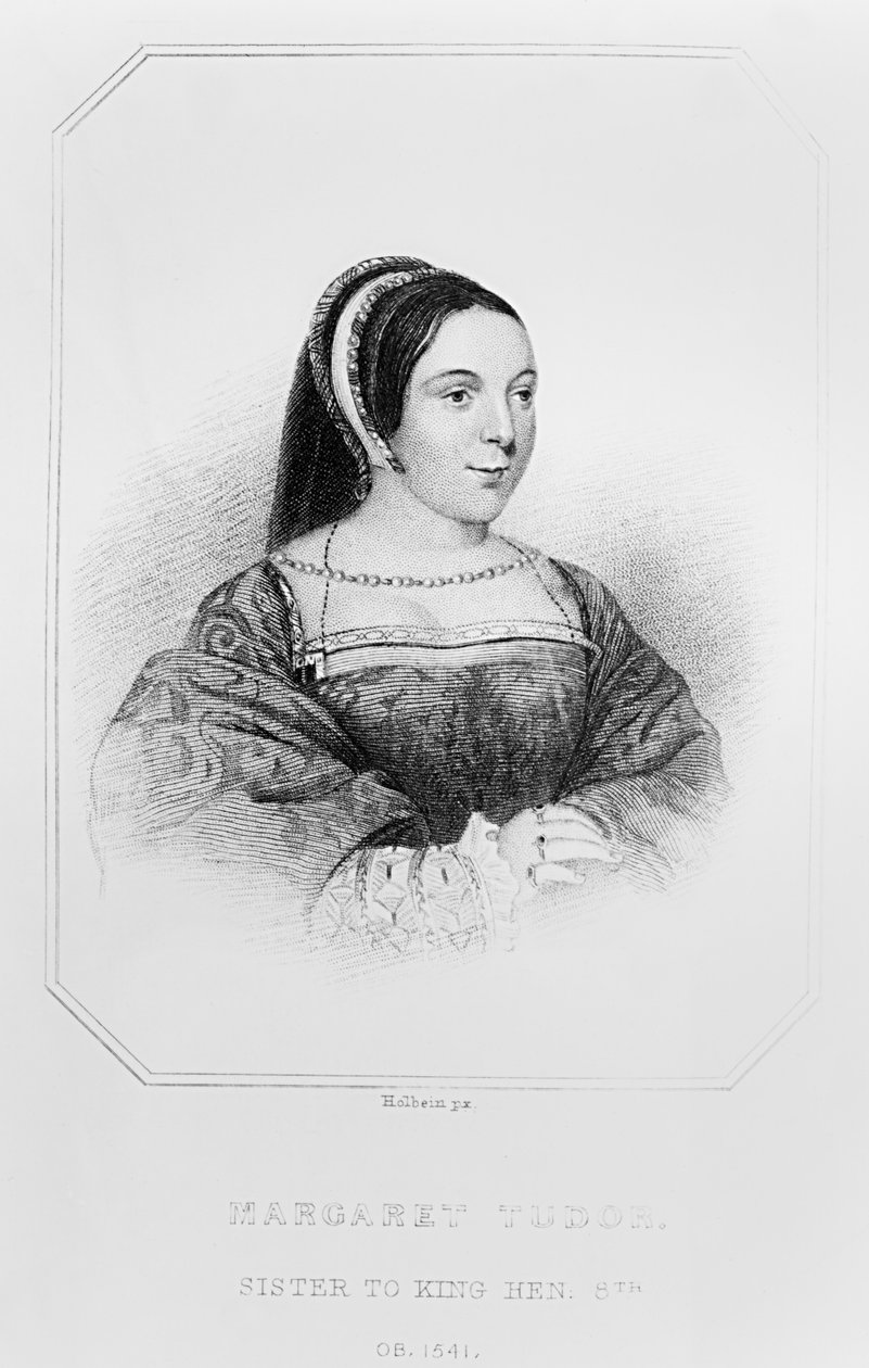 Portret Małgorzaty Tudor (1489-1541) królowej Szkocji, z "Lodge