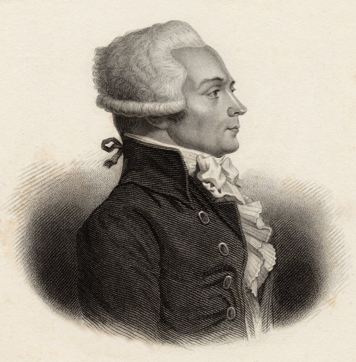Portret Maximiliena de Robespierre (1758-94) autorstwa English School