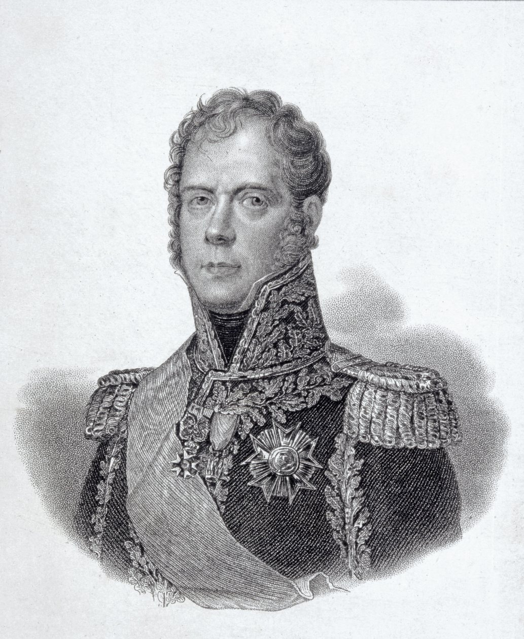 Portret Michela Neya (1769-1815), księcia Elchingen, księcia moskiewskiego autorstwa English School