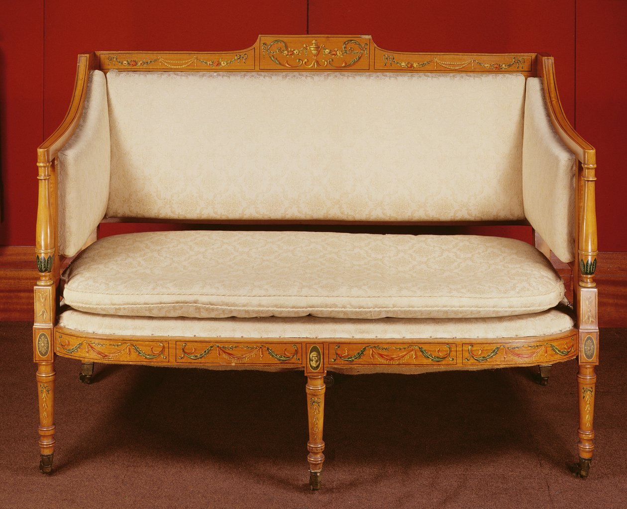 Sofa, ok.1825 (malowane drewno satynowe) autorstwa English School