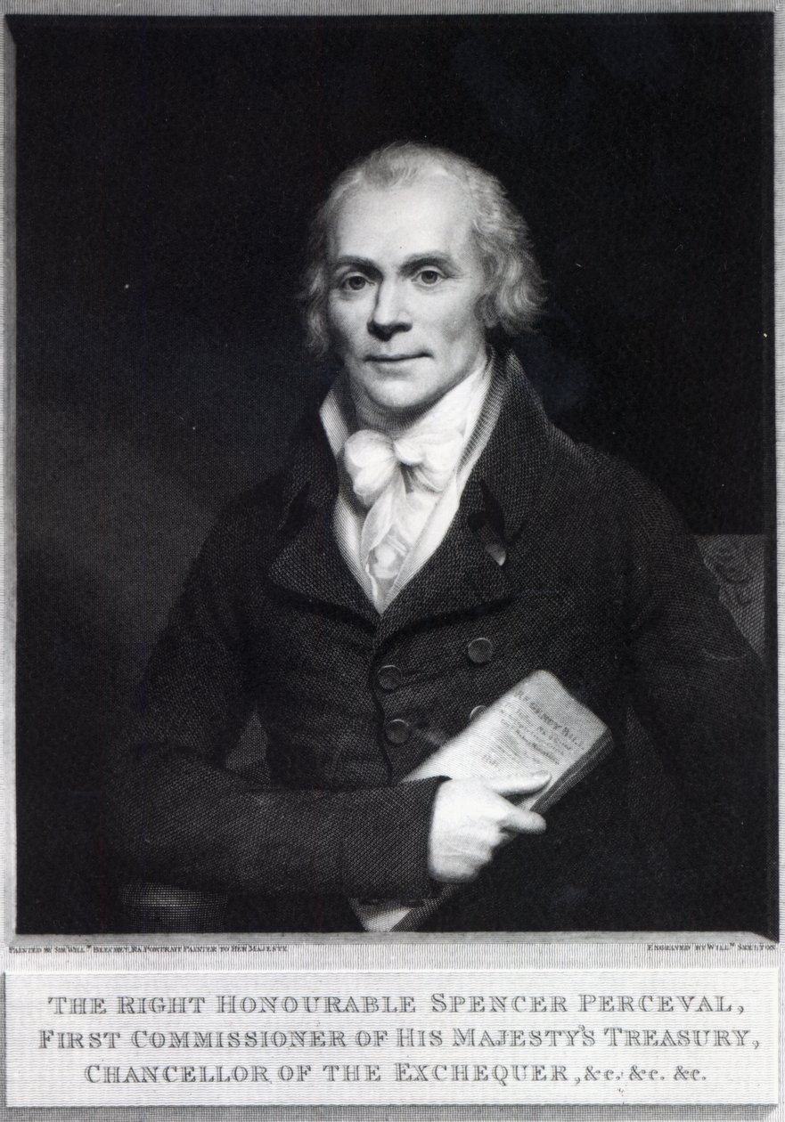 Spencer Perceval (1762-1812) autorstwa English School