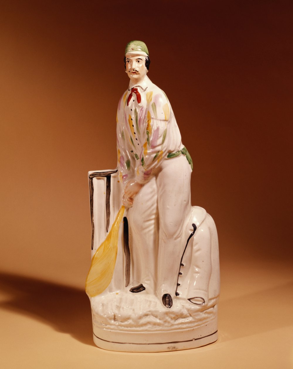 Figurka krykieta Staffordshire, 1865 autorstwa English School