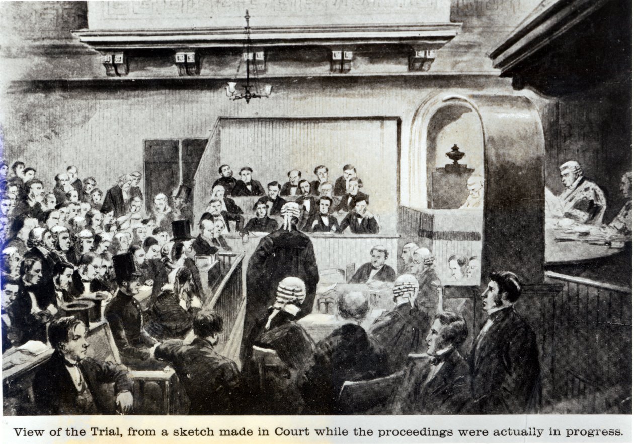 Proces Madeleine Smith, 1857 autorstwa English School