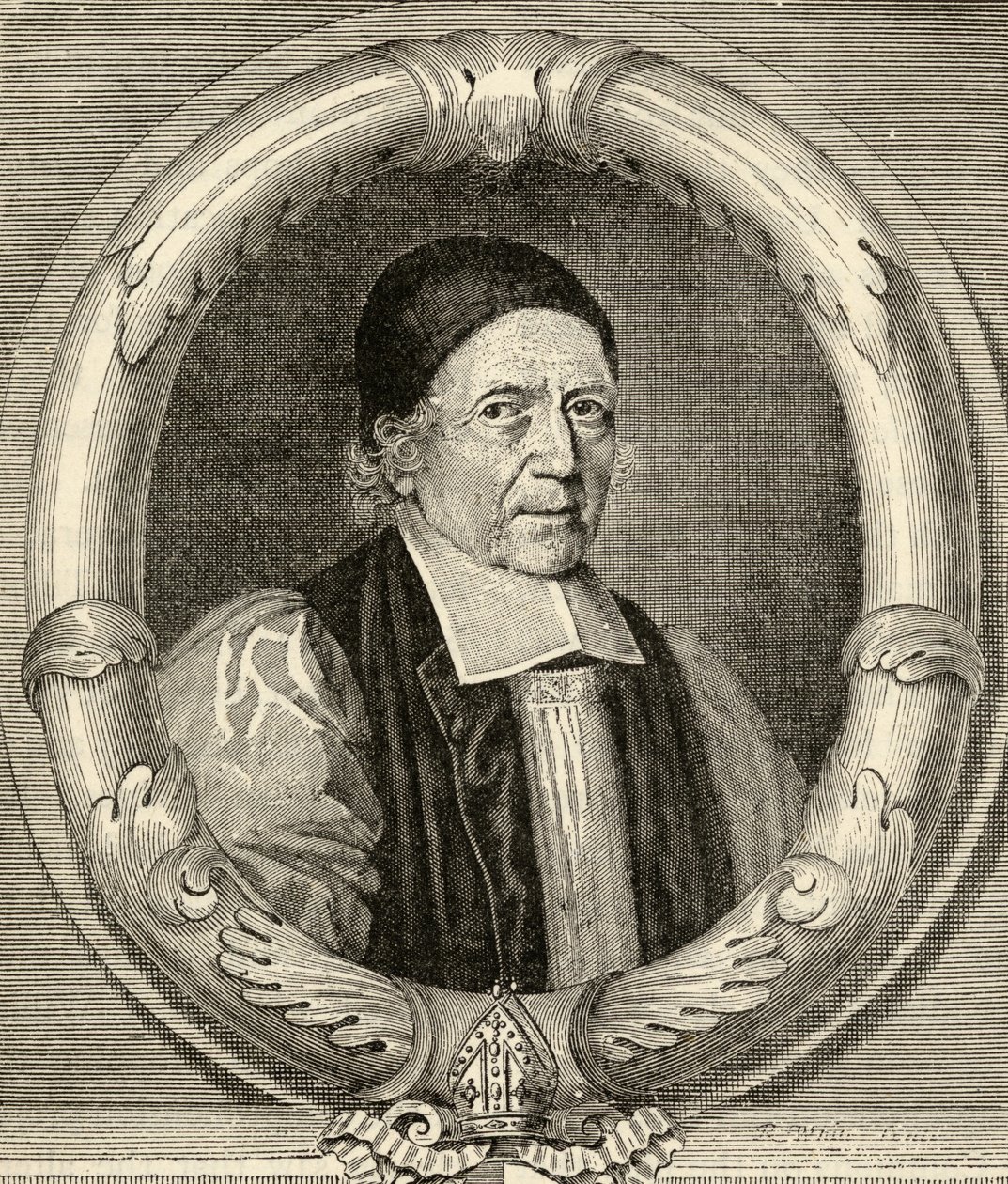 William Sancroft (1617-1693) autorstwa English School