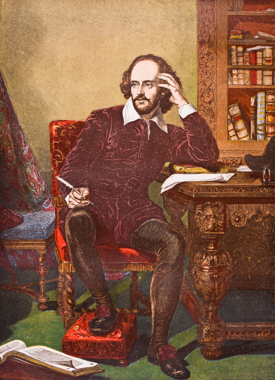 William Shakespeare, z książki „Old England