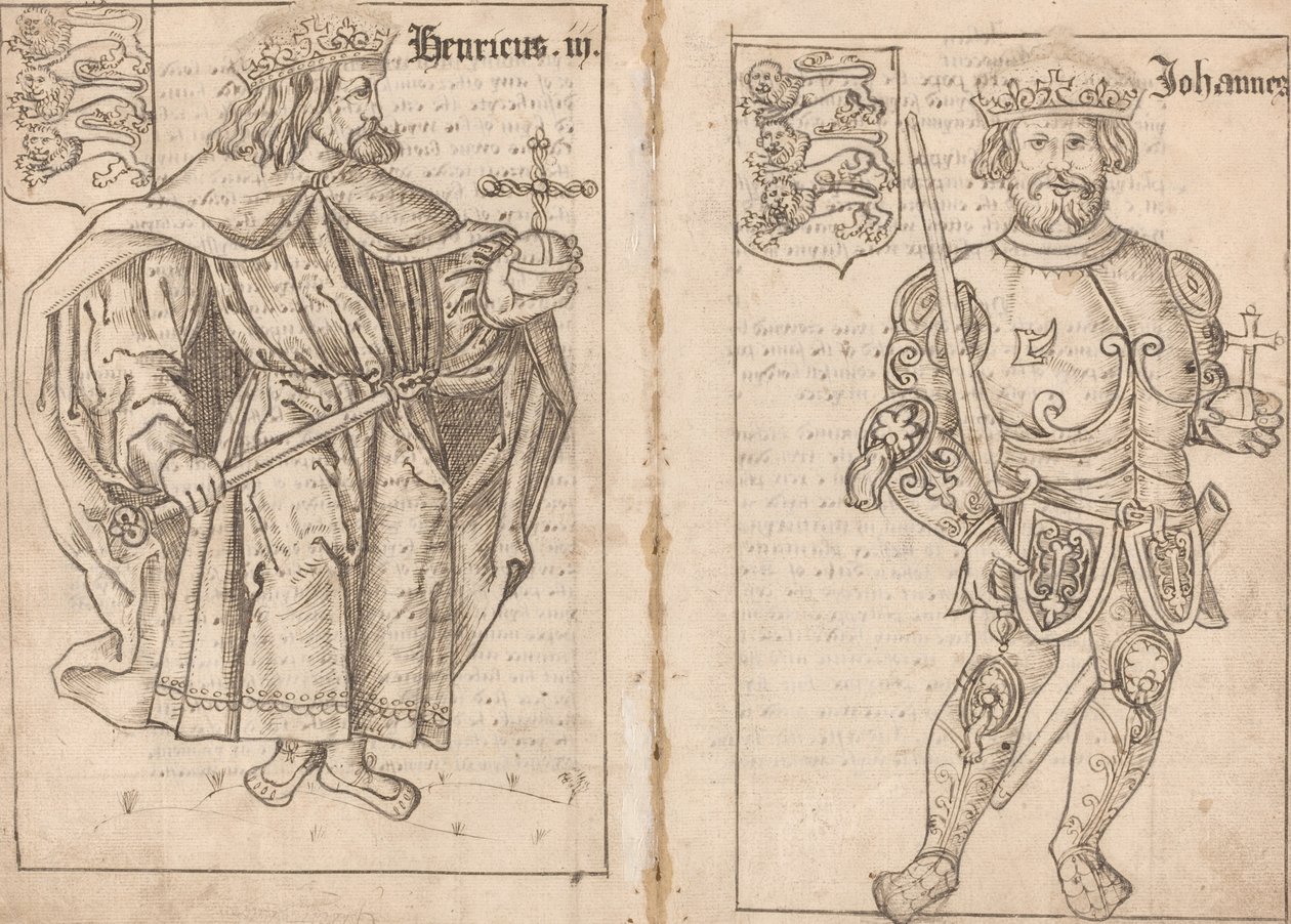 Król Jan [prawa strona] autorstwa English 16th Century