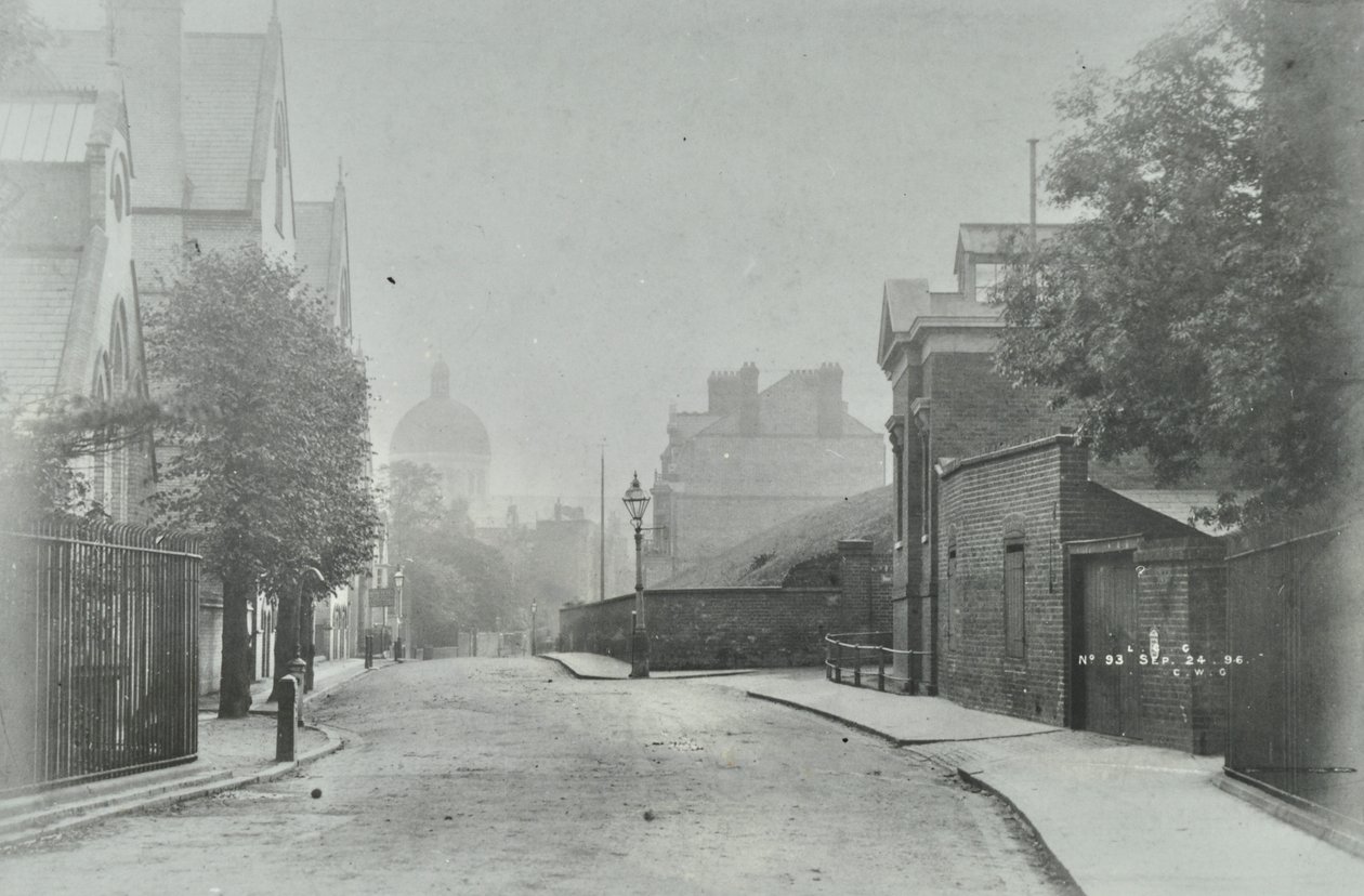 Highgate Archway: podejście zachodnie, 1896 autorstwa English Photographer