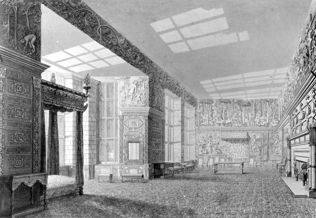 Wysoka Wielka Komnata, Hardwick Hall autorstwa English Photographer