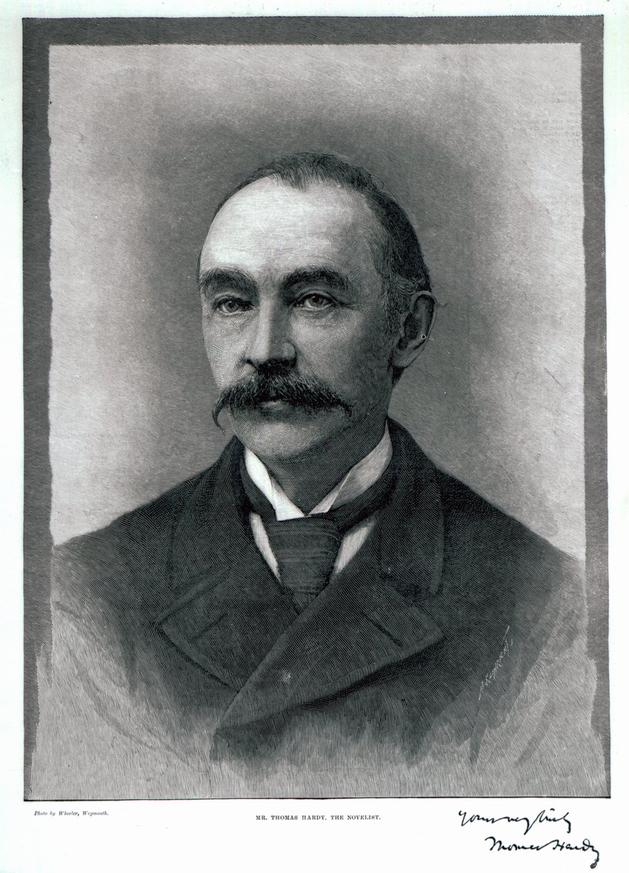 Thomas Hardy, 1892 autorstwa English Photographer