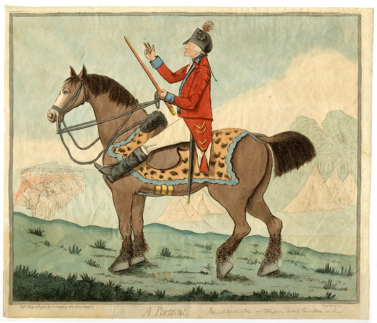 „Portret” [George Washington] autorstwa English School