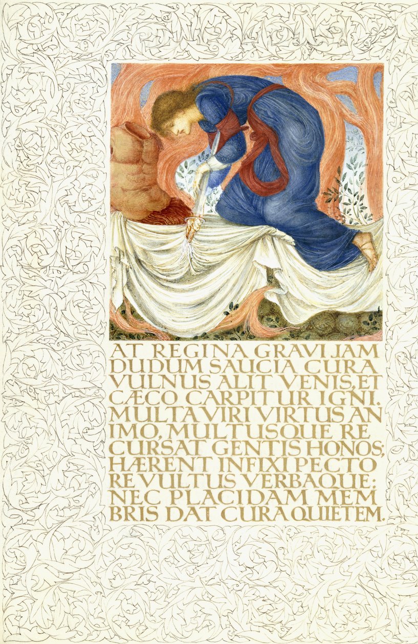 Eneasz i Sybilla z Caumae, 1874-c.1919 autorstwa English School