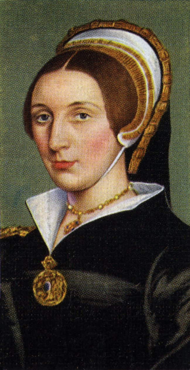 Catherine Howard, Karty papierosowe gracza (druk) autorstwa English School