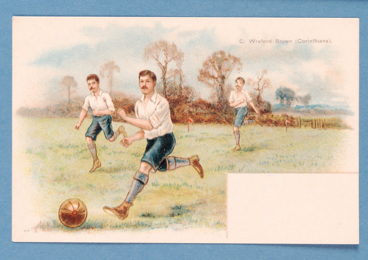 Ojciec futbolu, ok. 1890-1900 (druk) autorstwa English School