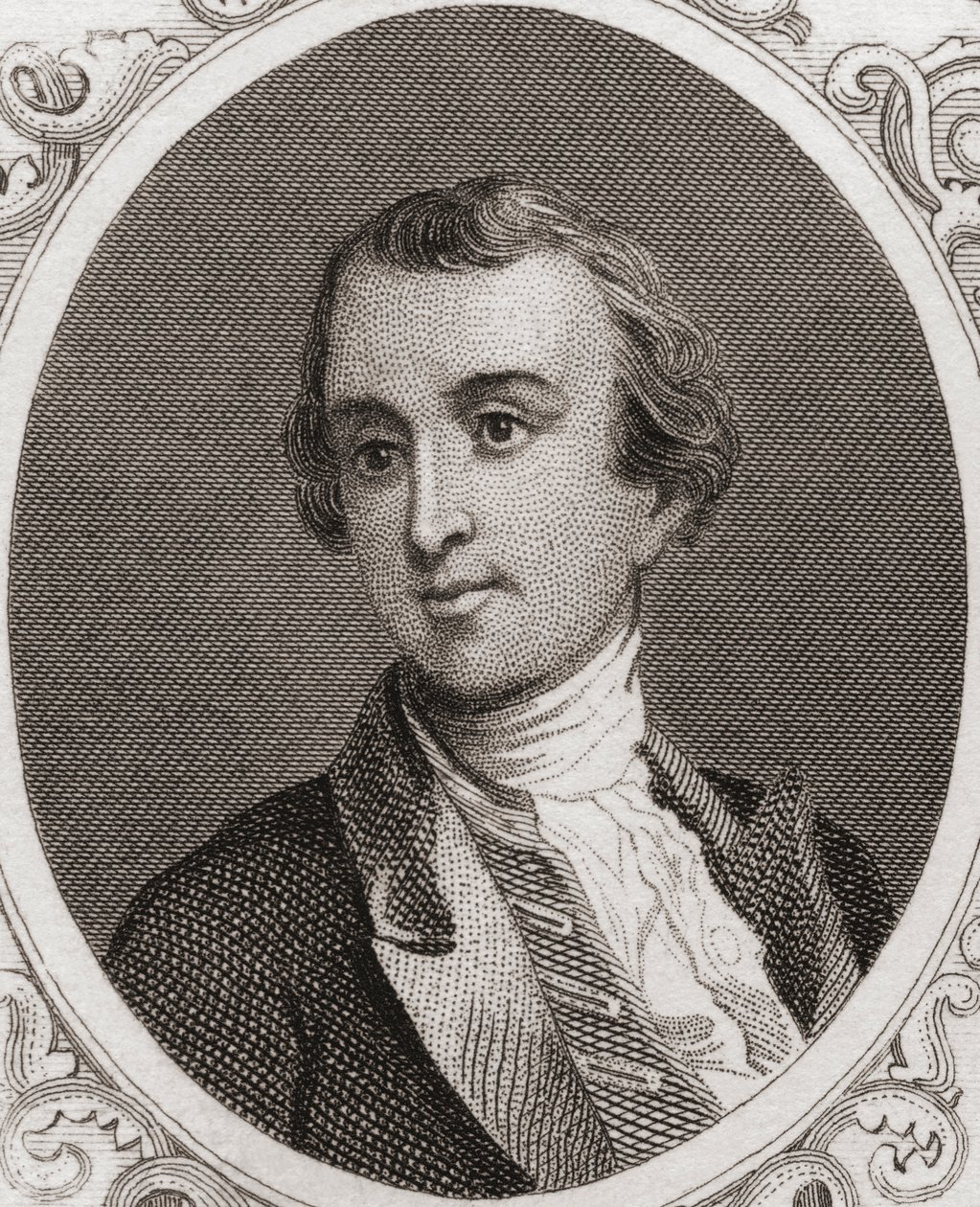 Generał Joseph Reed (grafika) autorstwa English School