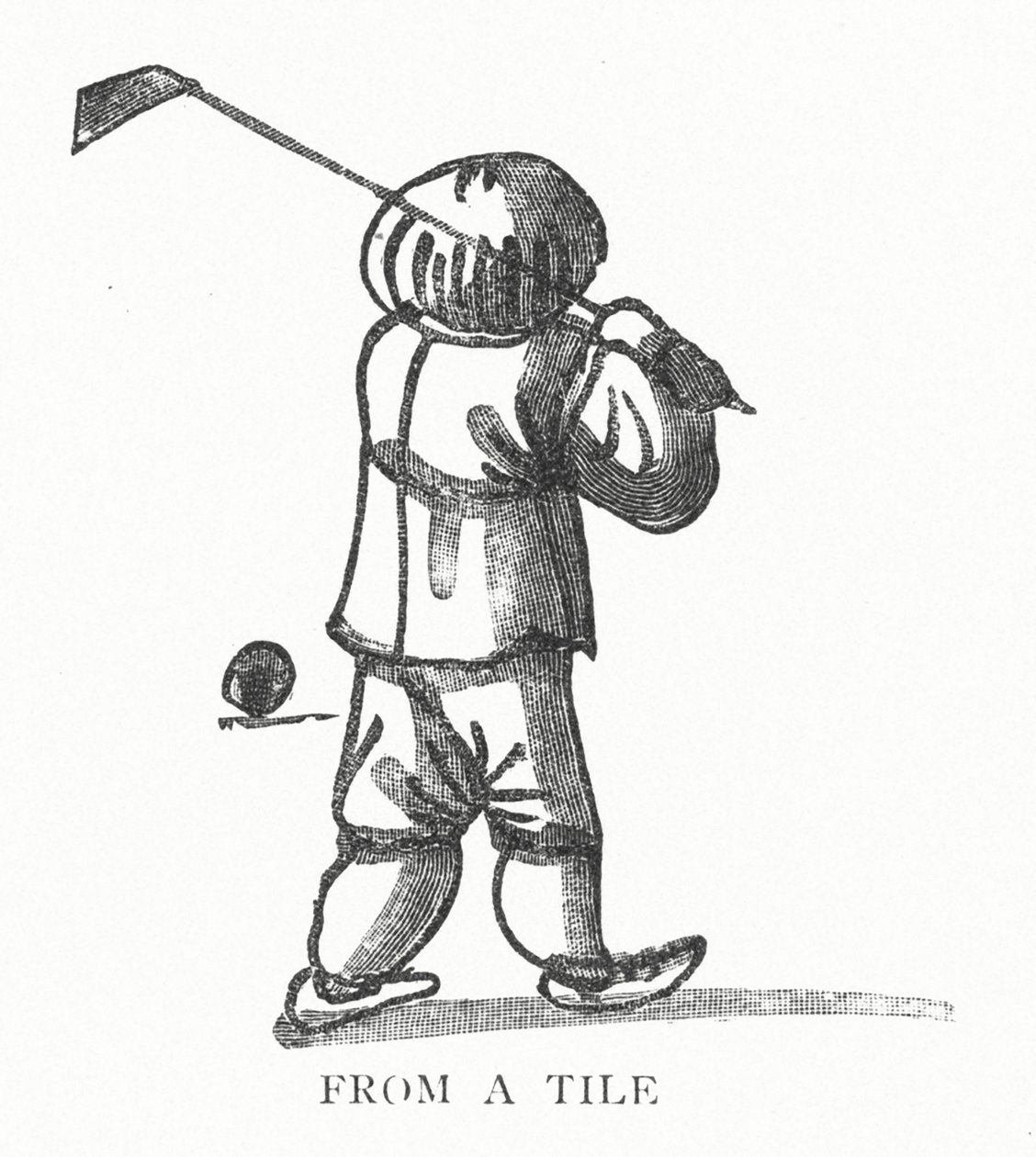 Golf: Z płytki (litos) autorstwa English School