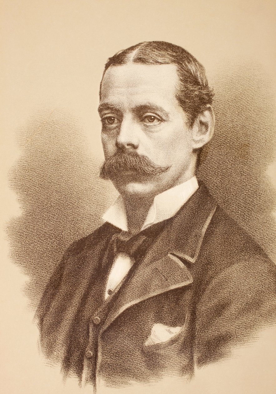 Lord Randolph Henry Spencer Churchill, c.1890 autorstwa English School