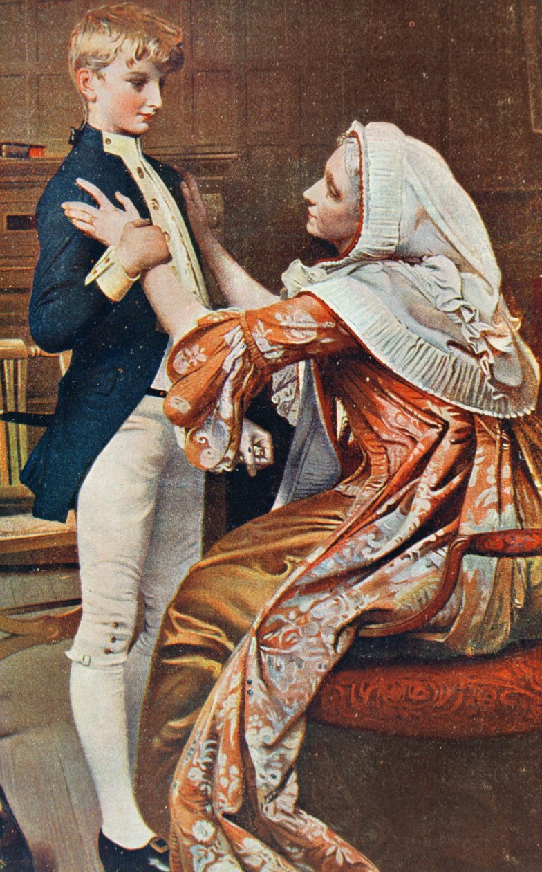 Nelson (1758-1805) - Pierwsze pożegnanie, lat 12 autorstwa English School