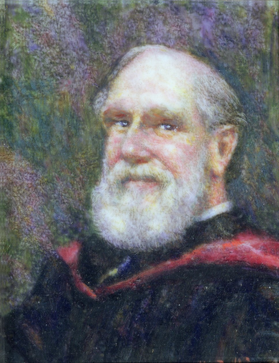 Miniaturowy portret Williama Odlinga (1829-1921) autorstwa English School