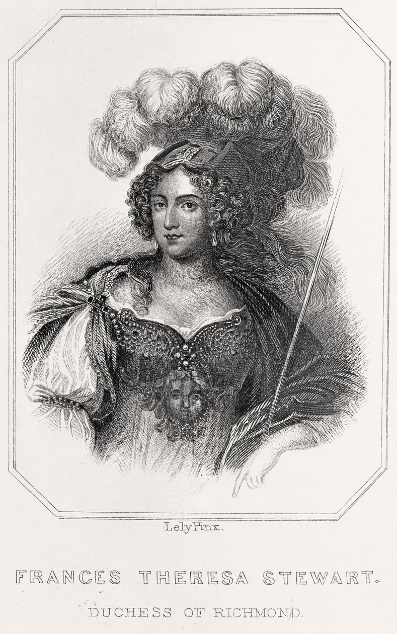 Portret Frances Theresy Stewart autorstwa English School