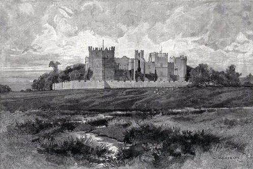 Zamek Raby, Durham autorstwa English School