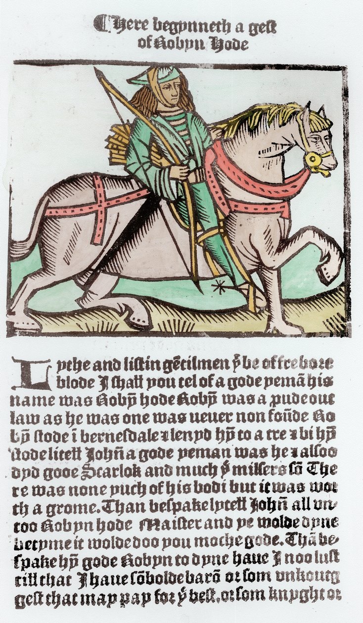 Robin Hood (późniejsze zabarwienie) autorstwa English School