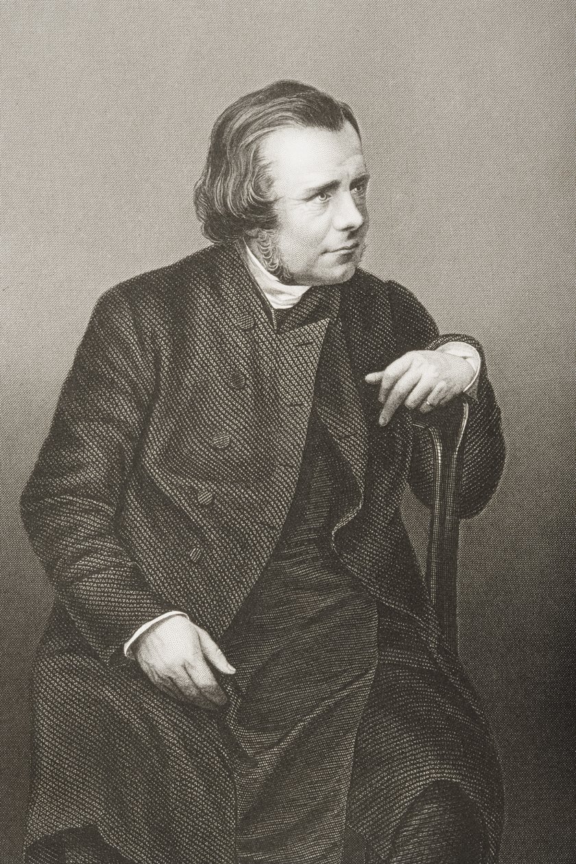 Samuel Wilberforce (1805-73) (lito) autorstwa English School