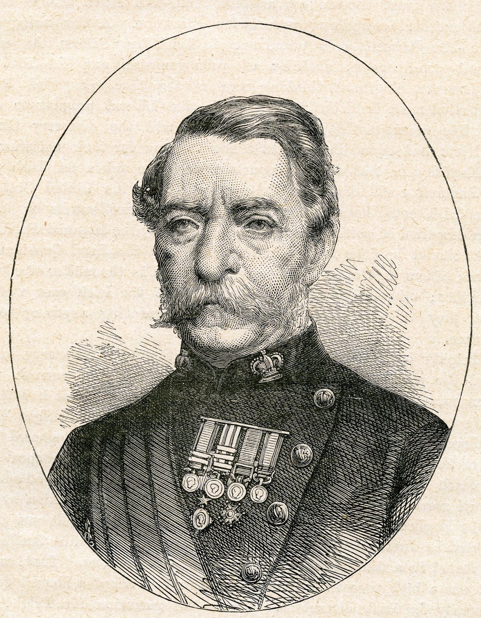 Sir Robert Napier, 1868 r. autorstwa English School