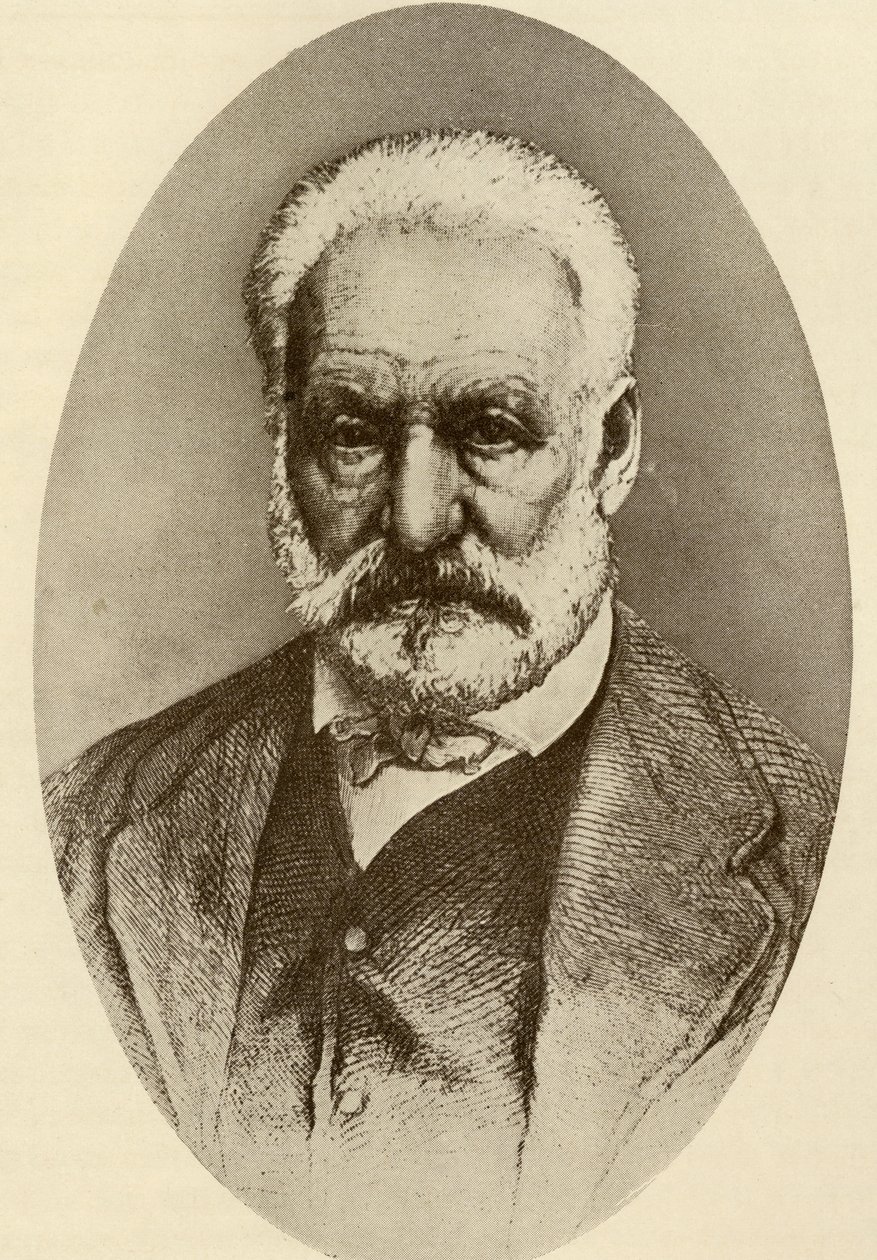 Wiktor Hugo (1802-85) autorstwa English School