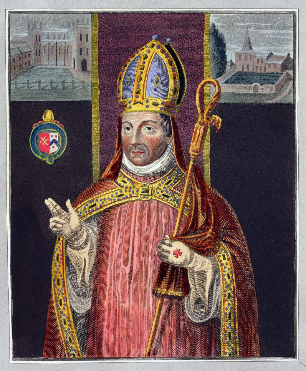 Wilhelm z Wykeham (1325-1404) autorstwa English School