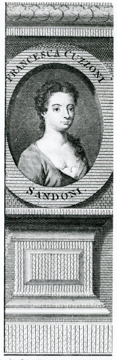 Francesca Cuzzoni (1696-1778) autorstwa Enoch Seeman
